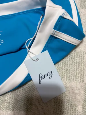 Fancy D Boutique athletic Skort in poolside blue  thumbnail 3