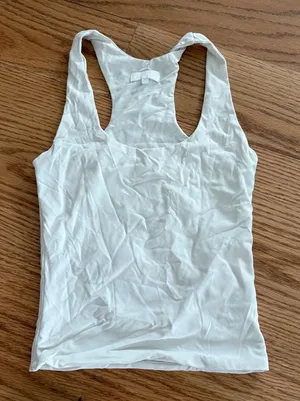 Meshki white tank top thumbnail 1