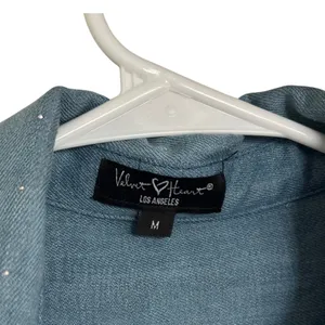 Velvet Heart Los Angeles Sparkle Rhinestone Denim Jacket (Size Medium) thumbnail 7