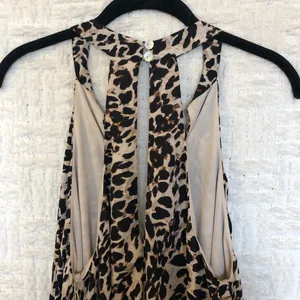 NWT New Show Me Your Mumu Front Tie Cha Cha Cheetah Animal Print Mini Dress thumbnail 3