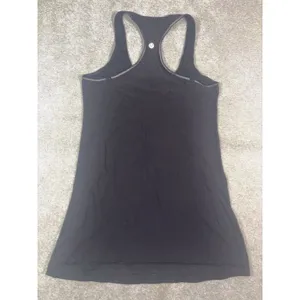 lululemon racer back tank black fitted workout 6 thumbnail 7