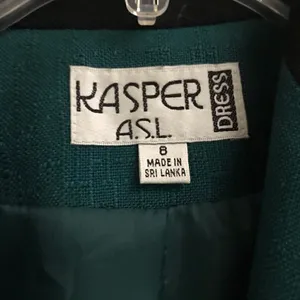 Vintage Kasper button front suit dress 8‎ thumbnail 4