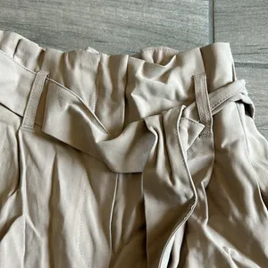 Dynamite almond tan milanda paper bag waist shorts thumbnail 2