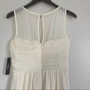 𝅺NWT LULU’S Some Type of Sway Cream Maxi Dress M thumbnail 9