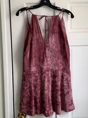 Express Velvet Romper thumbnail 2
