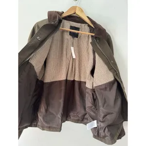 NWD Madewell The Billie Short Jacket Trench Green Barn Coat Women’s XL thumbnail 9