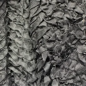 YA Los Angeles Black Strapless Maxi Dress Ruffled Bust Lined Sheer Skirt Whimsigoth Formal S-M thumbnail 6