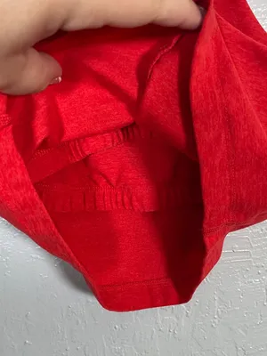 Beyond Yoga Women XS Red Spacedye Refocus Cropped Tank Built in Bra Athleisure thumbnail 5