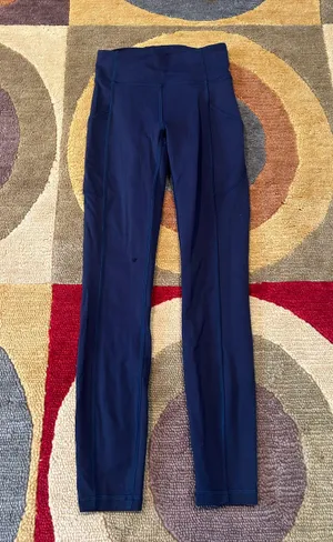 Lululemon Athletica All The Right Places Pant II Dark Blue Leggings 25” Size 2 thumbnail 1