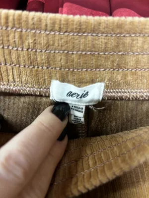 Women’s Aerie Corduroy Flare Lounge Pants thumbnail 2