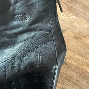 Frye Black Leather Ankle Booties thumbnail 5