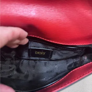 DKNY Sutton Red Leather Bryant Flap Crossbody thumbnail 5