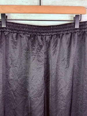Madewell The Easy Pull-On Pant in Satin Black Size Small thumbnail 5