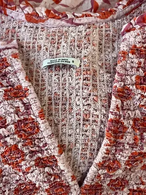 Saylor Almina Maxi Dress in Pink Print Small Womens Long Boho thumbnail 9
