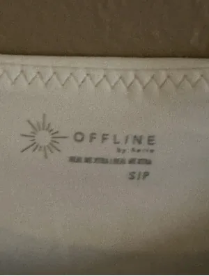 OFFLINE by Aerie White Sleeveless Stretch Tank Top Athletic Crew Neck S thumbnail 2