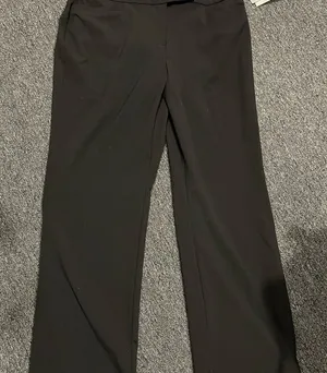 JM Collection Black Tailored Trousers thumbnail 1