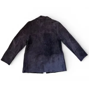 Vintage 1990s ESPRIT Brown Soft Suede Jacket / Blazer Women's Large thumbnail 2