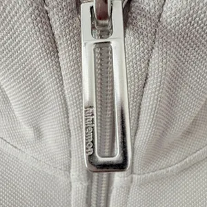 Lululemon Softstreme Pique rack Jacket Small Downtown Tan Cropped Full Zip thumbnail 7