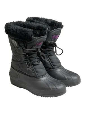 Vintage: Sorel x Kaufman ★ Canada Nylon Snow Waterproof Duck Boots ★ Black ★ 6M thumbnail 8