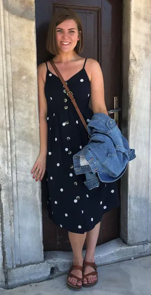 Polka Dot Sundress Blue thumbnail 3