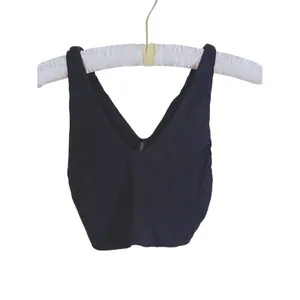 Indah Body Lined Crop Tank Top Womens Small Black Y2K Going Out Indie Sleaze thumbnail 2