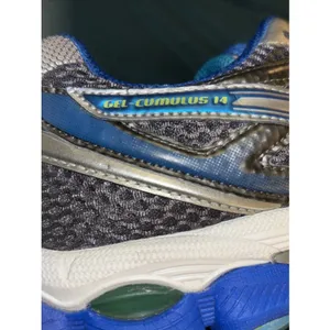 Women's Asics Gel Cumulus 14 Silver Blue Seafoam Running Sneaker 8.5 thumbnail 14