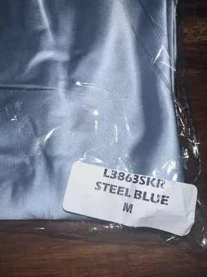 NWT Renee C. Satin A-Line Maxi Skirt in Size Medium thumbnail 3