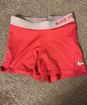 Nike Spandex Shorts Coral Pink thumbnail 1