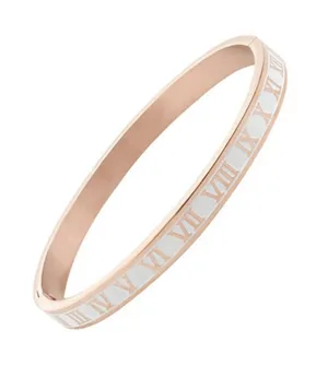 Stainless Steel Roman Numerals Bracelet thumbnail 1