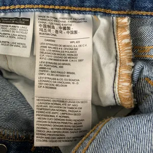 Levis Straight Leg Jeans Womens Size 25 Cw-4717 3629 thumbnail 12