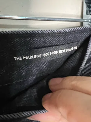 Denim Forum Aritzia Black The Marlene 60’s‎ High Rise Flare Jeans thumbnail 7