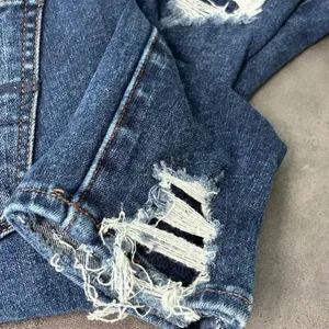 American Eagle Hi-Rise Distressed Jegging Size 2 thumbnail 3