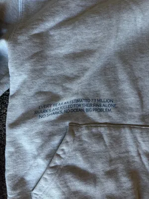 Finatics grey shark hoodie Gray Size M thumbnail 2