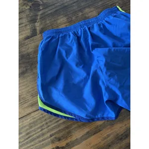 Nike Dri-Fit Lined Athletic Shorts Womens SMALL Stretchy Drawstring Blue Green thumbnail 6
