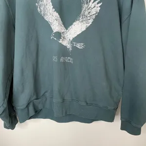 Anine Bing Ash Eagle Hoodie in Emerald Womens Small Green thumbnail 10