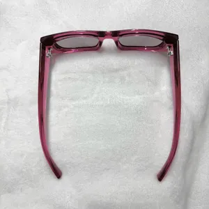 Saint Laurent 52mm Hot Pink Rectangular Sunglasses thumbnail 9