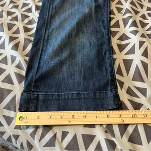 7 For All Mankind Dojo Lightweight Stretch Dark Wash Denim Crop Capri‎ Jean 28 thumbnail 15