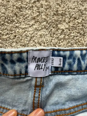 Princess Polly Denim Shorts thumbnail 4