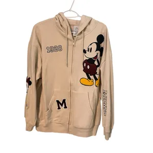 Disney Mickey Mouse Ivory Zip Up Hooded Jacket Womens‎ Size XXL thumbnail 6