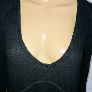 Free People waffle knit top thumbnail 5