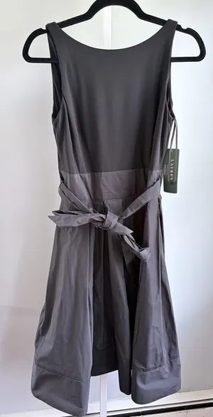 Lauren Ralph Lauren Gray Wrap Mini Dress thumbnail 1