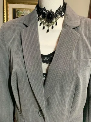 Worthington Gray Pinstripe Pant Suit thumbnail 5