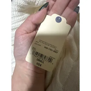 ST. JOHN'S BAY | NWT Woman's Cream Chunky Knit Zip Turtleneck Sweater, Size S‎ thumbnail 8