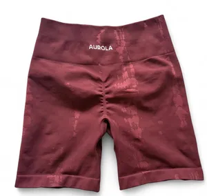 Aurora Scrunch Booty Shorts Red thumbnail 2