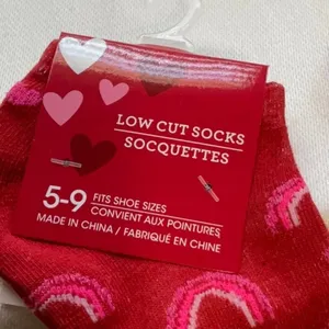 Valentines socks Red thumbnail 2