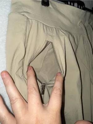Athleta size 12 tan Trekkie North jogger pants thumbnail 4