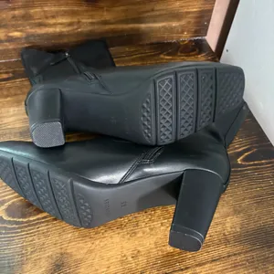 Aerosoles Cinnamon Black Mid Calf‎ Boots Size 9.5 thumbnail 11