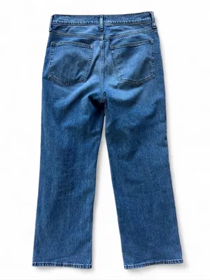 J.Crew Full Length Wide-Leg Jeans Button Fly Blue Size 30 thumbnail 2