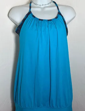 lululemon athletica Blue Halter Top thumbnail 1