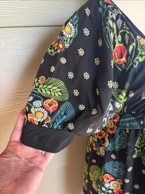 Maeve Short Sleeve Silk Dress thumbnail 3